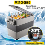 SucceBuy 20L 22L 35L 45L 55L Car Refrigerator Mini Fridge Freezer Portable Compressor Cooler DC 110-240V Ice Box for Camping
