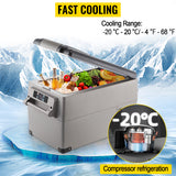 VEVOR 35L/45L/55L Car Fridge Freezer, Portable Compressor Cooler for Vehicles, Travel, Outdoor & Home Use