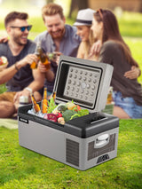 VEVOR 15L/20L Car Freezer Fridge, Portable Compressor Cooler with App Control for Camping, Travel, Outdoor & Home