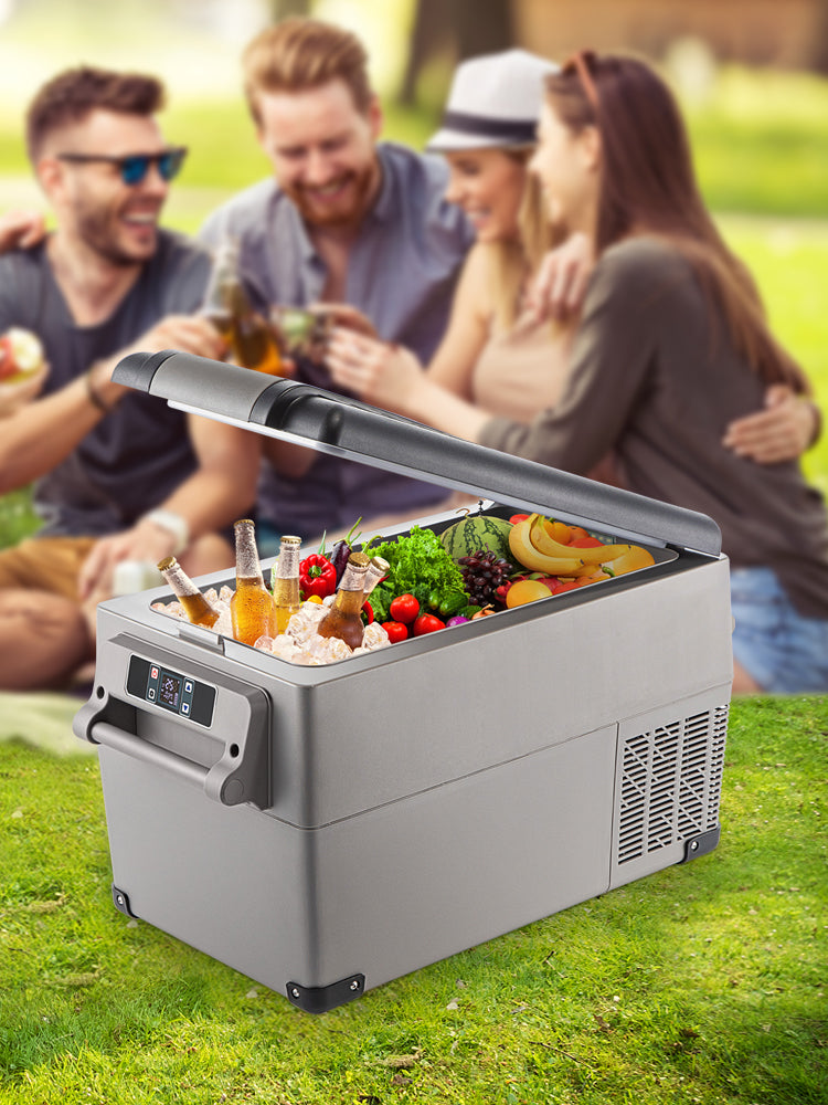 VEVOR 35L/45L/55L Car Fridge Freezer, Portable Compressor Cooler for Vehicles, Travel, Outdoor & Home Use
