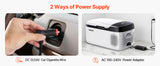 SucceBuy 15L 20L 22L Car Refrigerator Electric Cooler -4°F to 68°F Car Fridge with APP Control Cars Freezer for RVs Camping